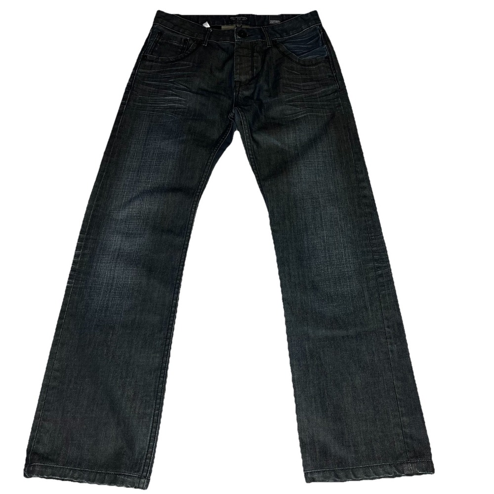7 Diamonds Revolution 32 Jeans Mens 32x30 Straight Classic Fit Button Fly Zipper